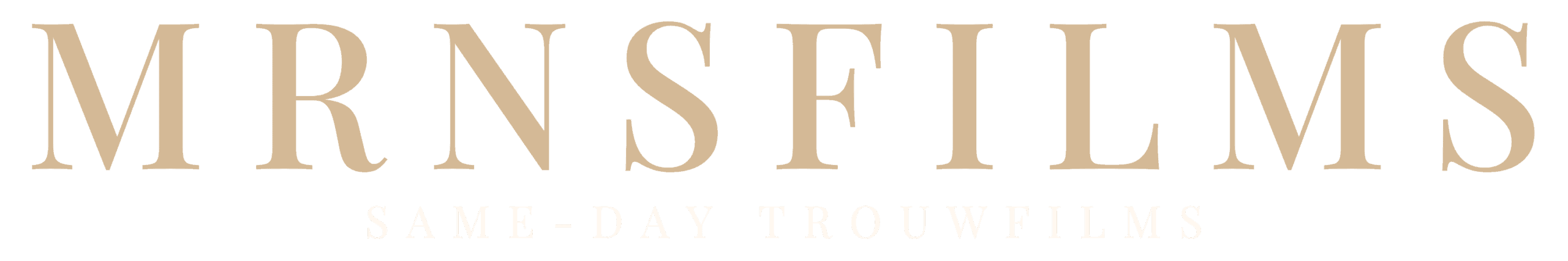Logo MRNSFilms same day trouwfilms