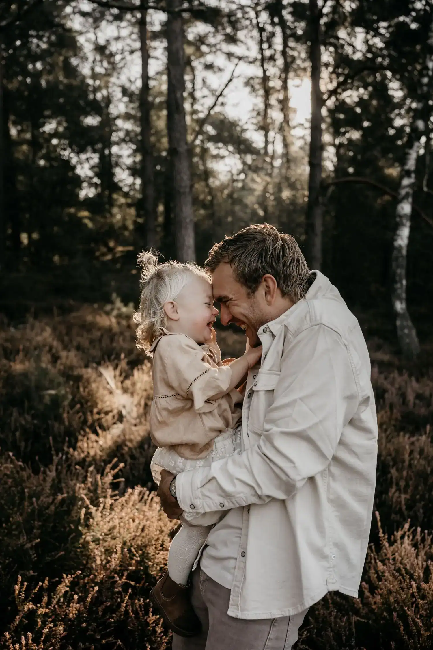 Maarten Eerens met dochter
